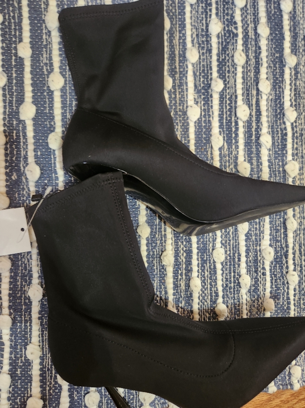 Mango Pointed Toe Sock Heel Boots NWT - Picture 2 of 14
